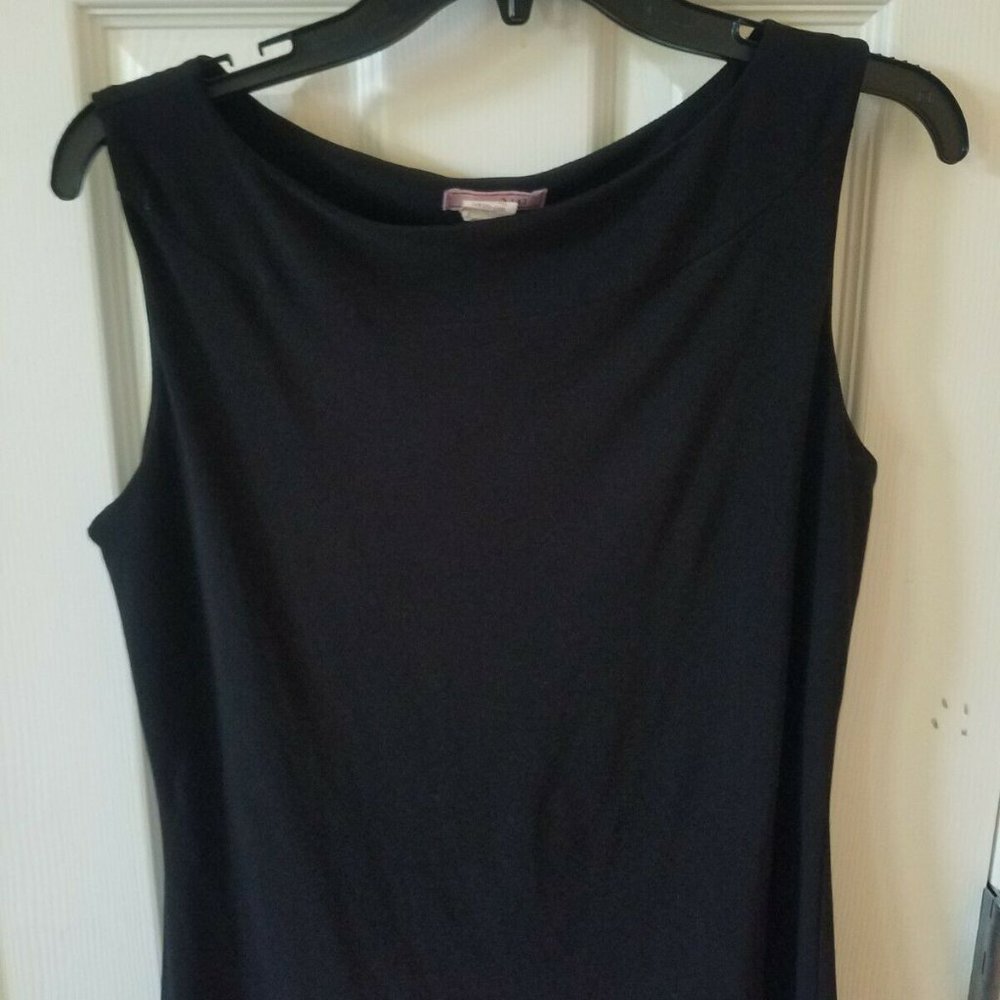 Vol. 1 Dressy Black Womens Top blouse Size Med